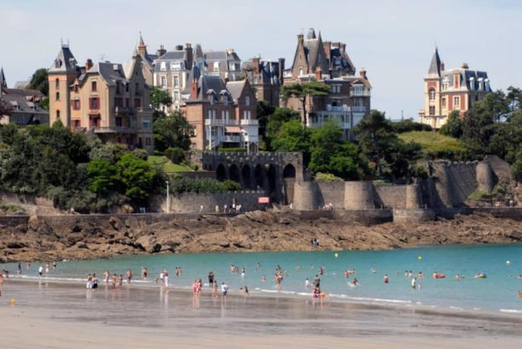 Dinard : Loft De 175 M² - A 150 M De La Plage Экстерьер фото
